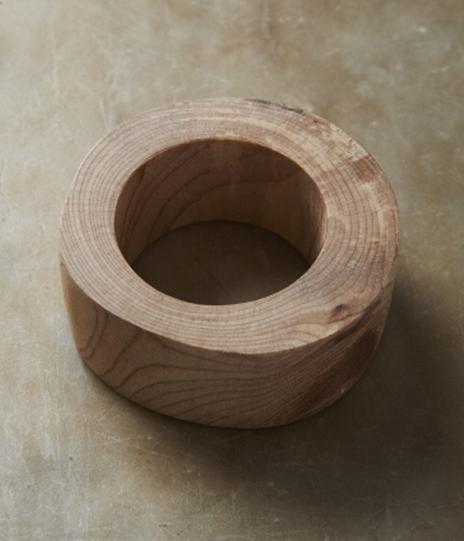Tapered Wood Napkin Ring - The Event Rental Co.